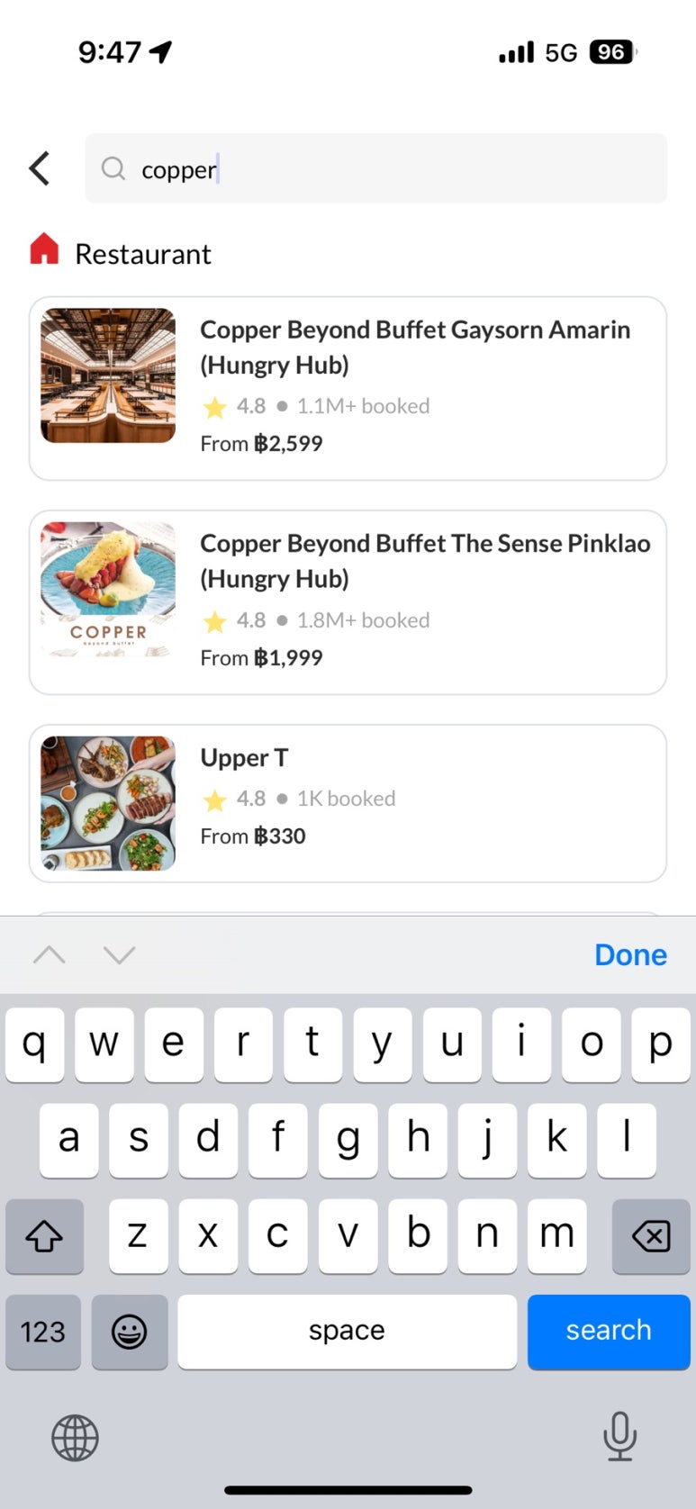 How to Use Hungry Hub for Restaurant Reservations in Bangkok image 1