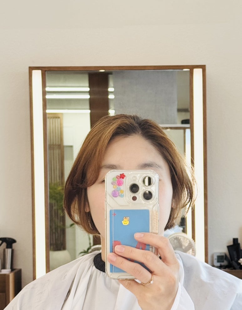 을지로 미용실 모녹 명동점: 신지안 부원장님께 받는 퍼스널 단발레이어드컷