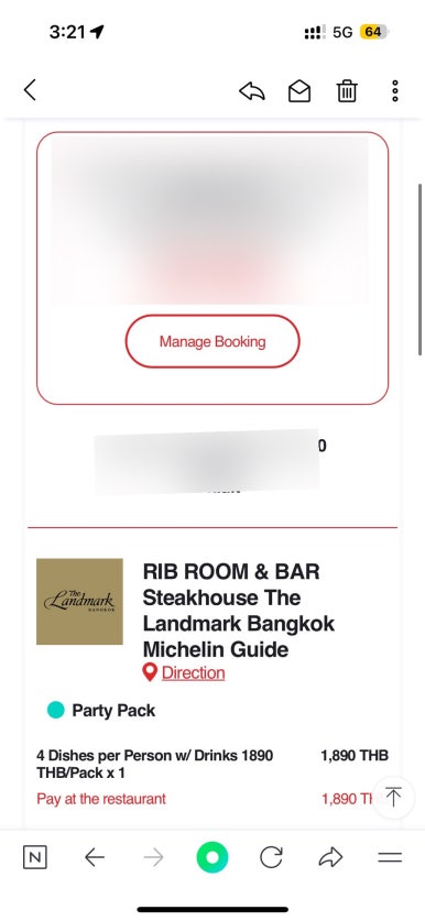 방콕 스테이크 맛집 추천: 랜드마크 호텔 Rib Room & Bar 완벽 가이드 이미지 6