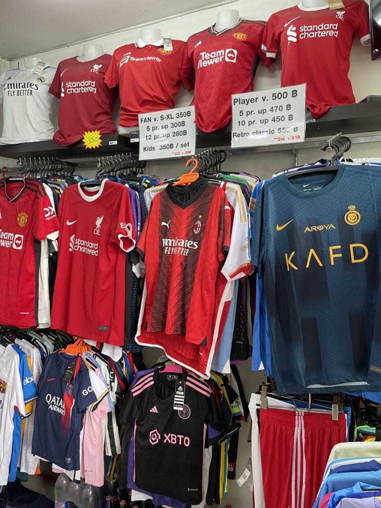 バンコクでサッカーユニフォームをお得に購入！価格や注意点を徹底解説の画像4